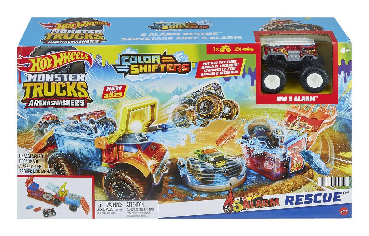 Hot Wheels Monster Trucks Arena Water Blast Smash