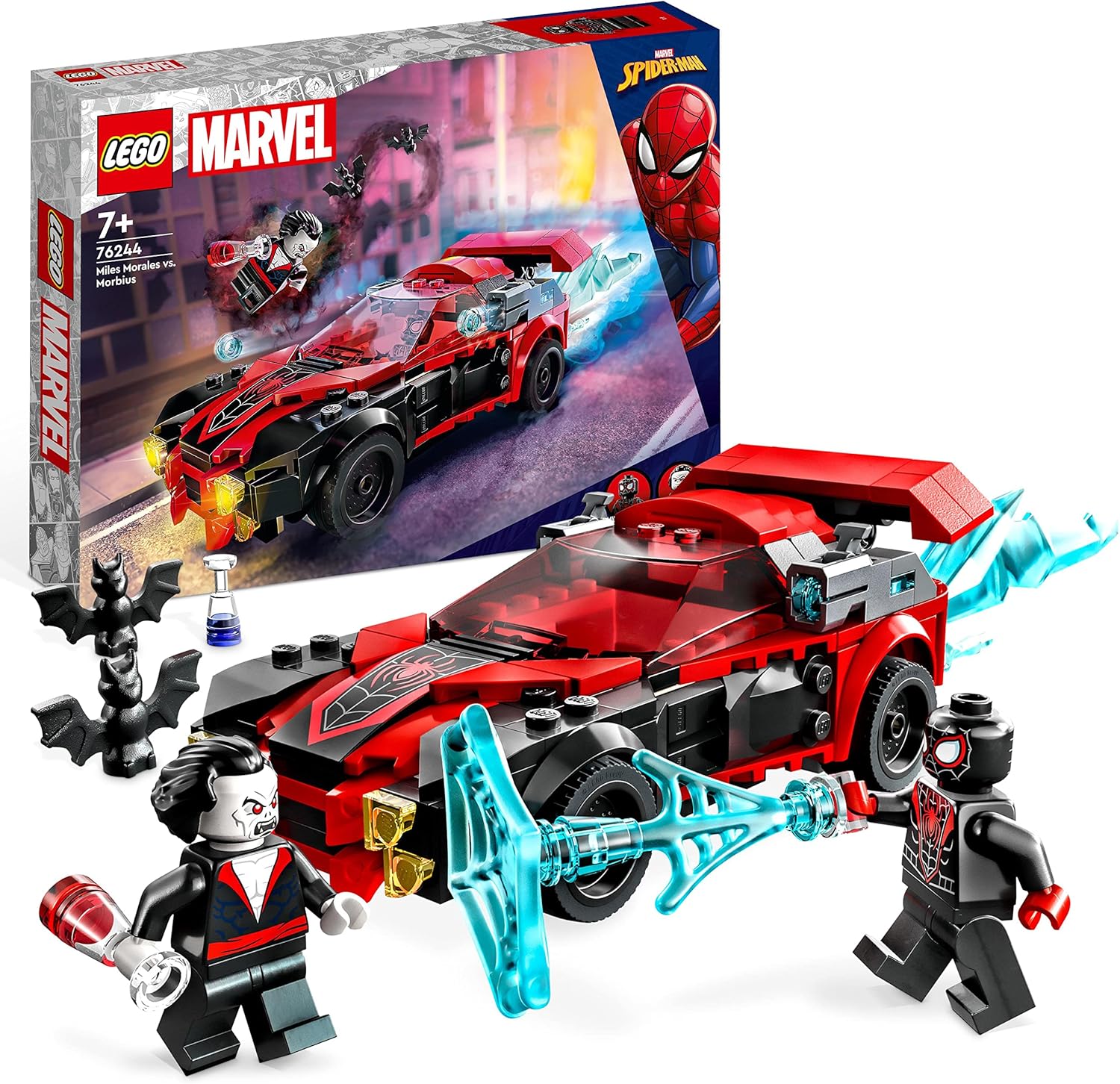 LEGO Marvel Miles Morales vs. Morbius, Spider-Man