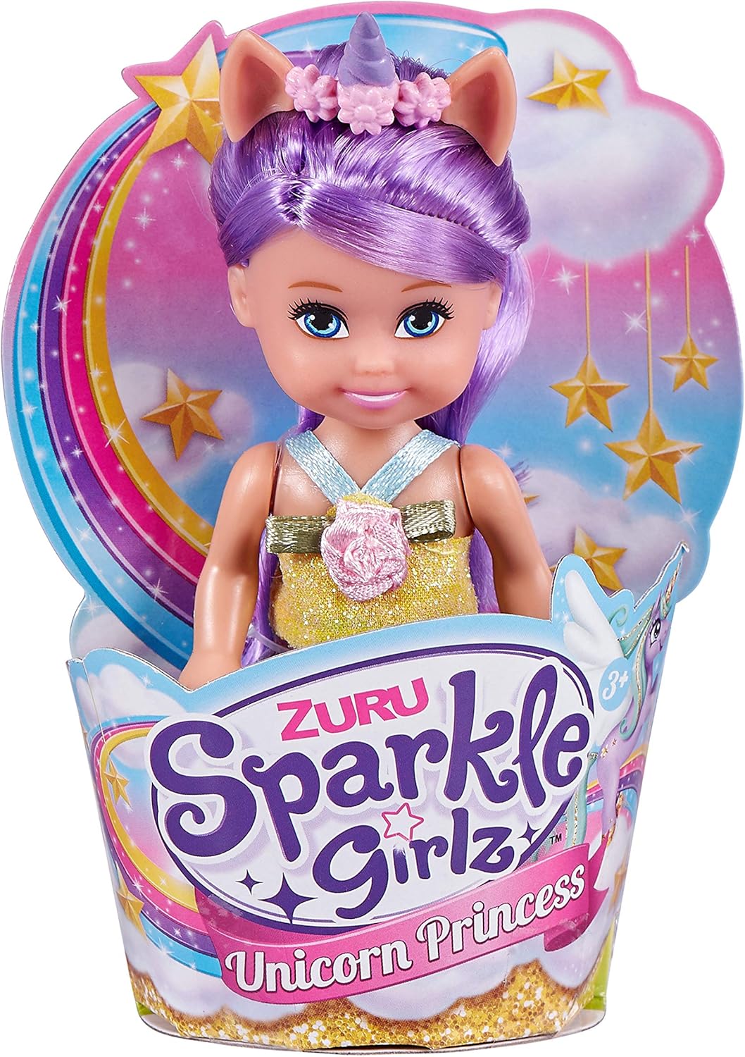 Sparkle Girlz 4.7" Unicorn Princess Cupcake, Random Delivery