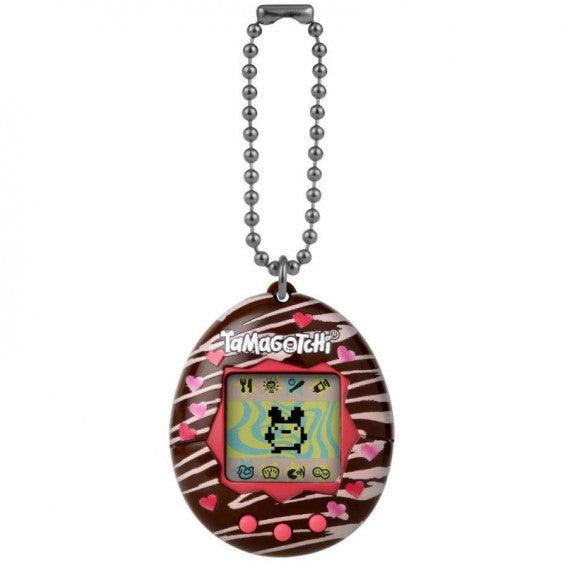 TAMAGOTCHI Original Chocolate - Feed, Care, Nurture-Virtual Pet with Chain for on The go Play