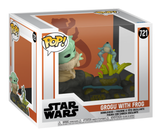 Pop! Deluxe - The Mandalorian - Din Grogu w/ Frog