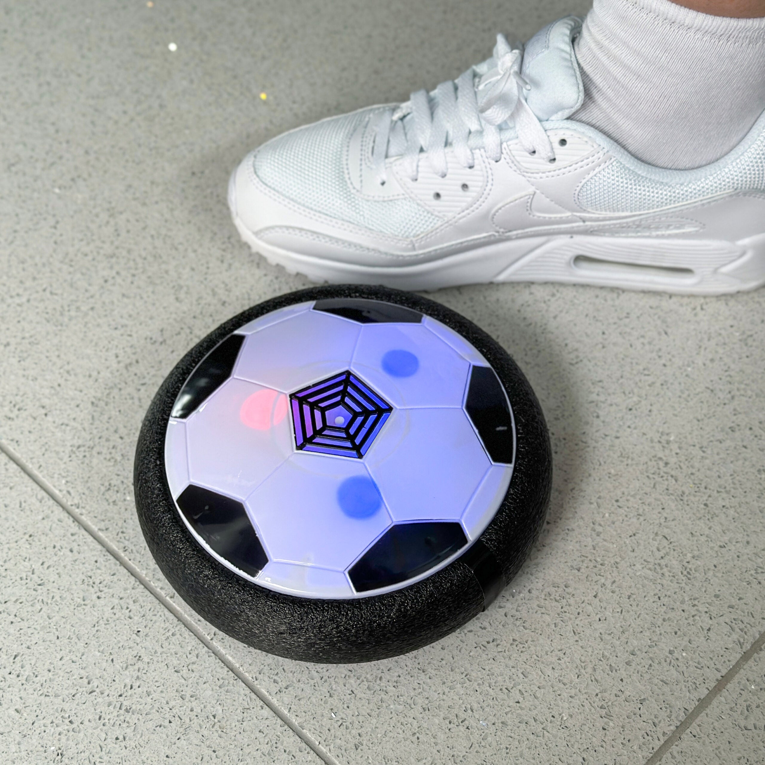 Childrens Light Up Hover Football Activity Game