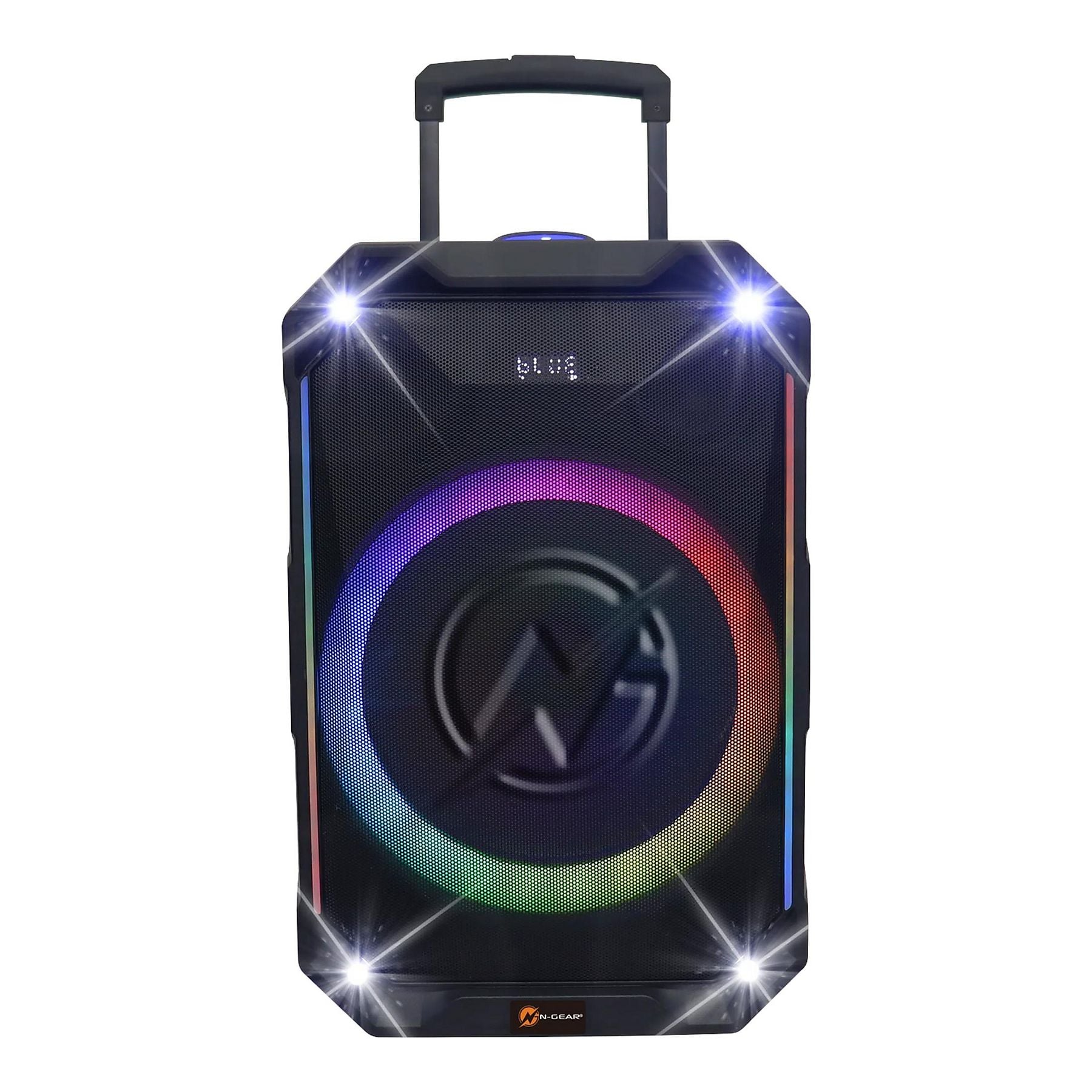 N-GEAR THE FLASH 1040 10-inch Bluetooth speaker with light show and microphone