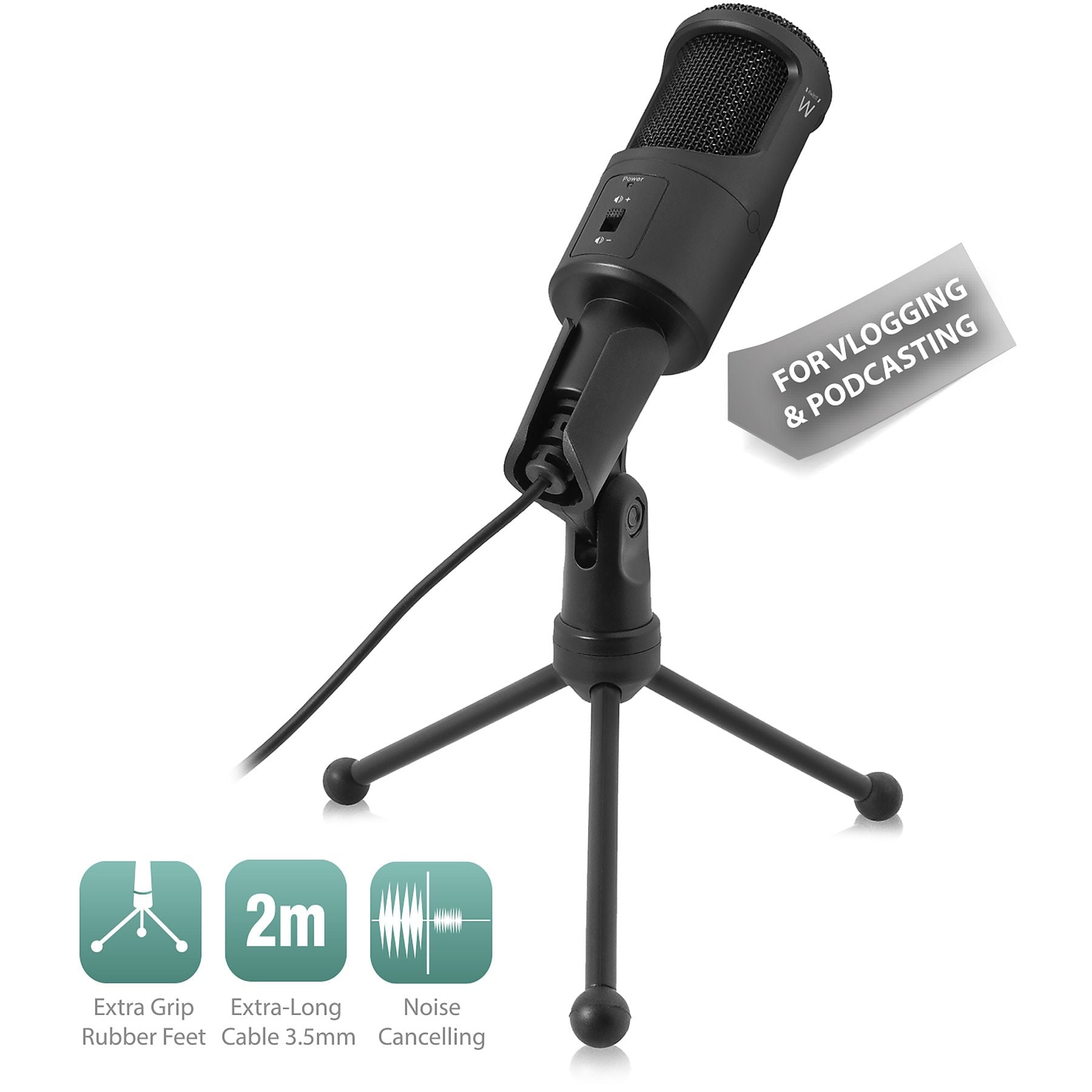 Ewent Multimedia Microphone with Noise Cancellation