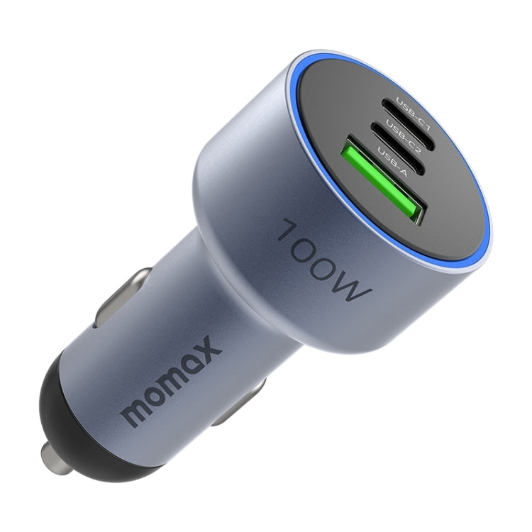 MOMAX 100W USB-C / Type-C x 2 + USB Three Ports Car Charger