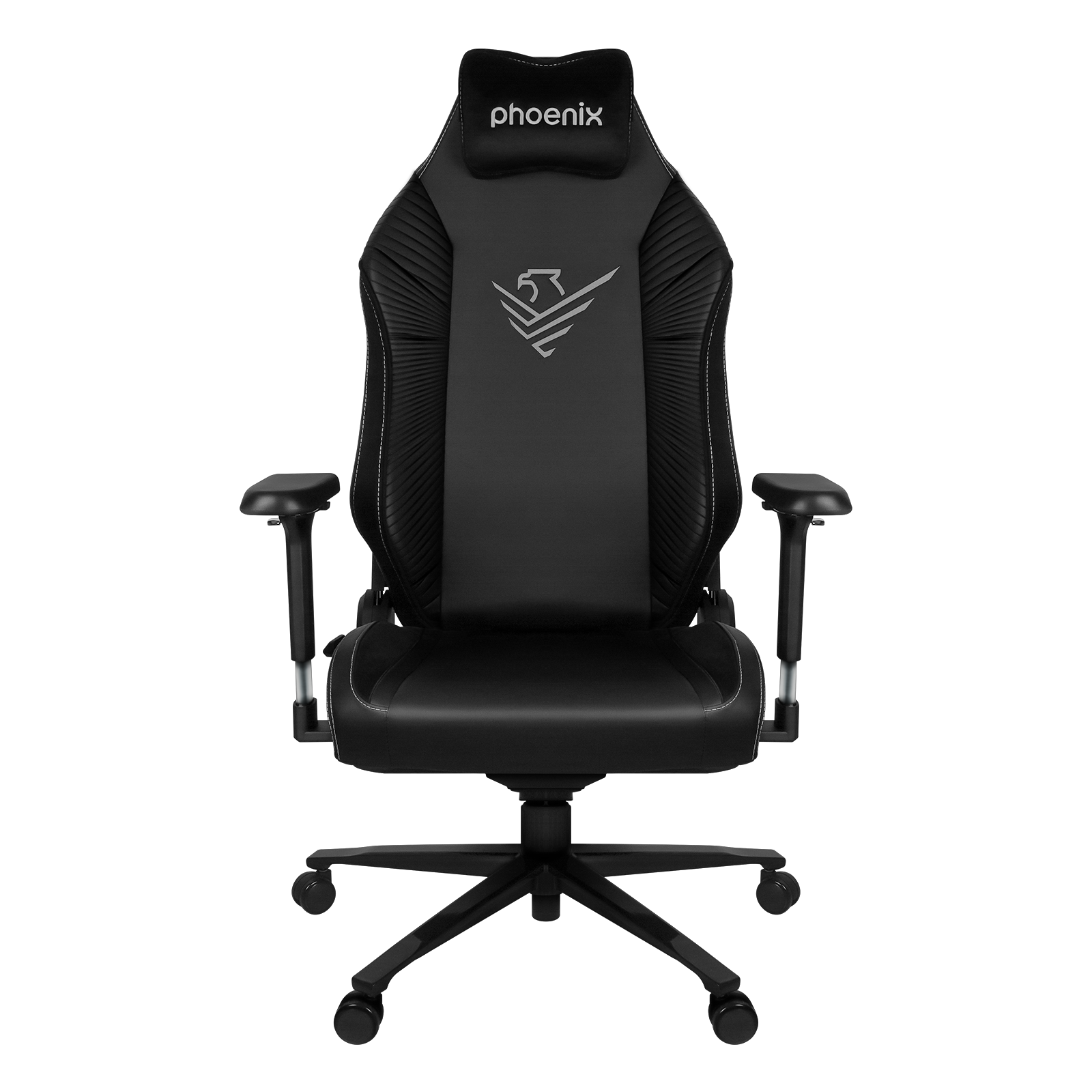 Monarch Gaming Chair Leather Size XL Black (Collection Only)