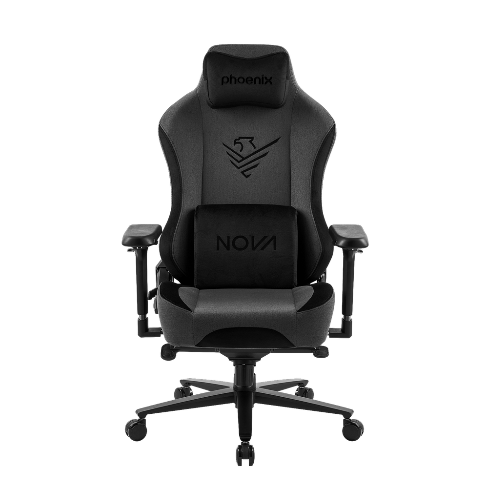 Nova High-End Gaming Chair Made of Dark Grey (Collection Only)