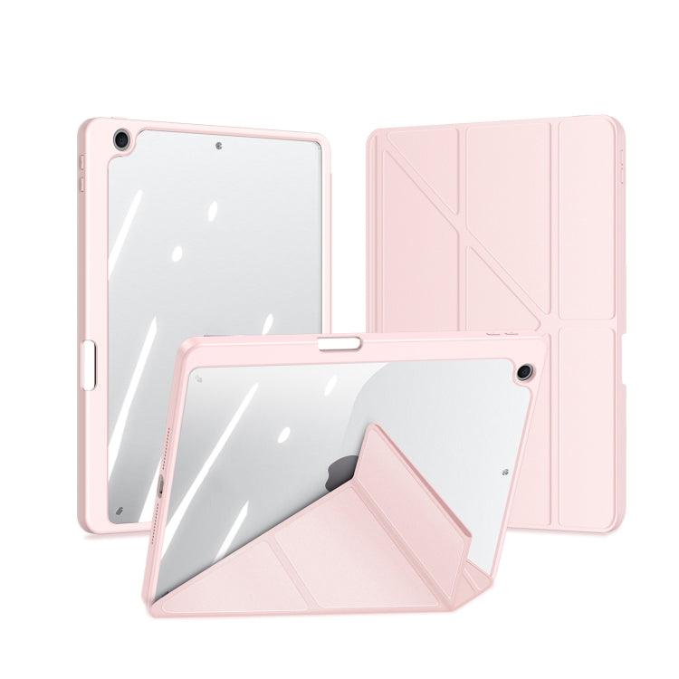 Apple iPad 10.2 2019/2020/2021 DUX DUCIS Magi Series Shockproof Tablet Case Cover (Pink)