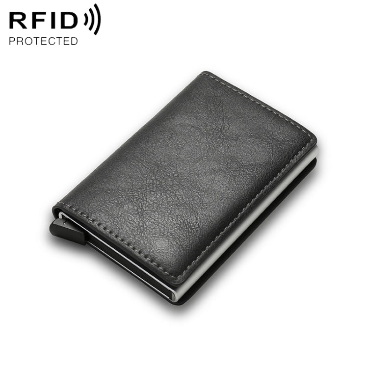 RFID Carbon Fiber Wallet for Men (Dark Grey)