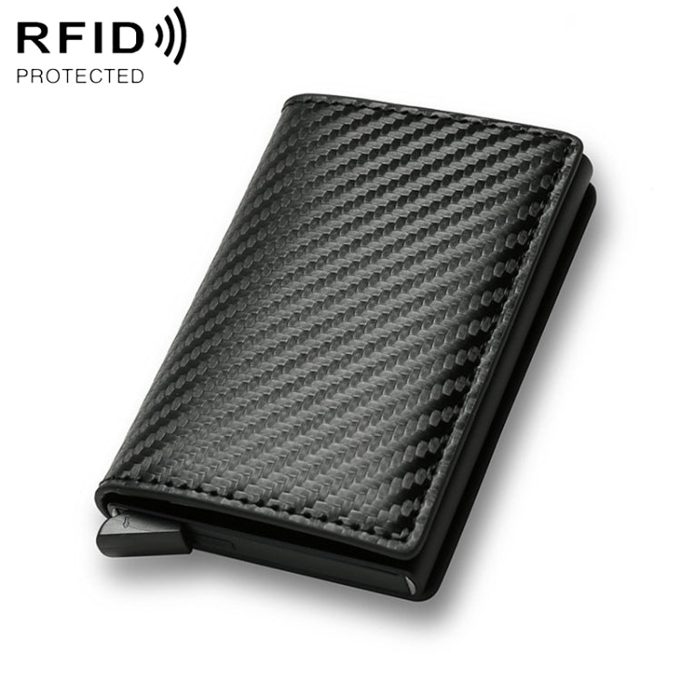 RFID Carbon Fiber Wallet for Men - Black Carbon Fibers