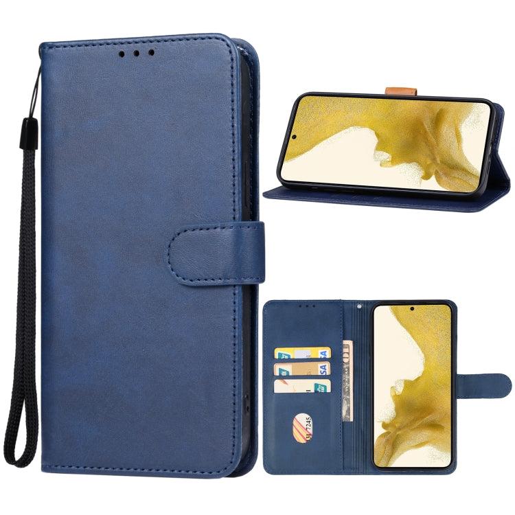 Samsung Galaxy S23+ 5G Leather Phone Case Cover (Blue)