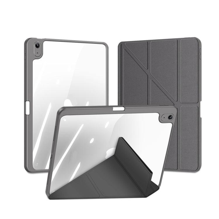 Apple iPad 10th Gen 10.9 2022 DUX DUCIS Magi Series Smart Leather Tablet Case Cover (Grey)