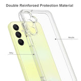 Samsung Galaxy A25 5G Scratchproof Acrylic TPU Phone Case Cover (Transparent)