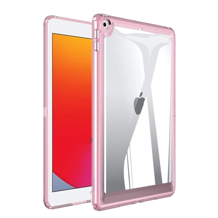 Apple iPad 10.2 2021 / 2020 / 2019 Transparent Acrylic Tablet Case Cover (Pink)