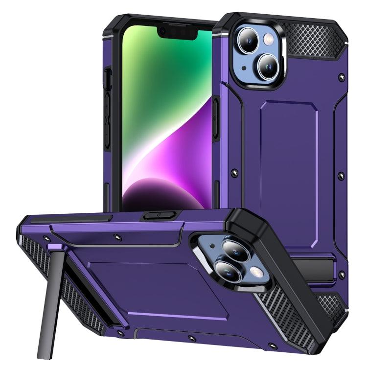 Apple iPhone 13 Pro Max Matte Holder Phone Case Cover (Purple)