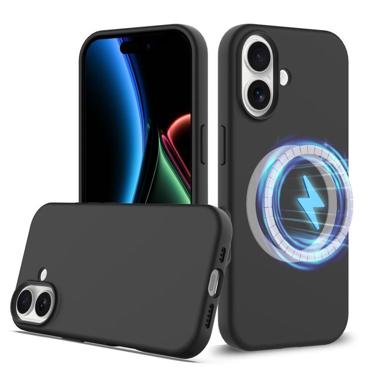 Apple iPhone 17 Shockproof Silicone Magsafe Phone Case - Black