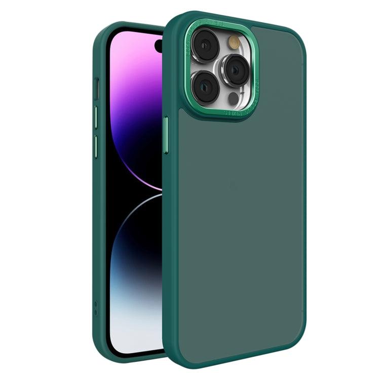 Apple iPhone 15 Pro All-inclusive TPU Edge Acrylic Back Phone Case Cover (Green)