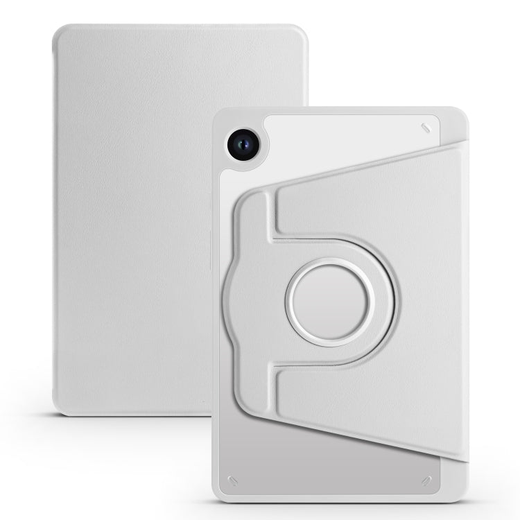 Samsung Galaxy Tab A9+ Acrylic 360 Degree Rotation Smart Leather Case - Space Grey