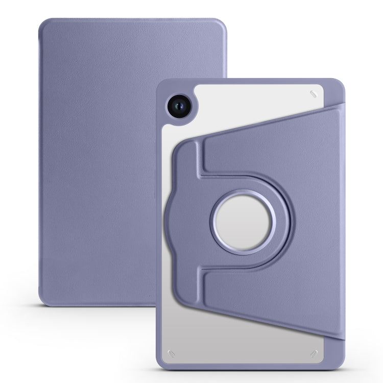 Samsung Galaxy Tab A9+ 360° Rotation Lavender Purple Tablet Leather Case