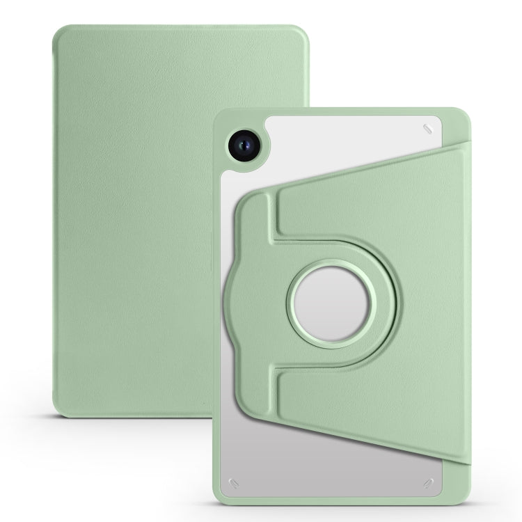 Samsung Galaxy Tab A9+ 360° Rotation Lavender Green Tablet Leather Case