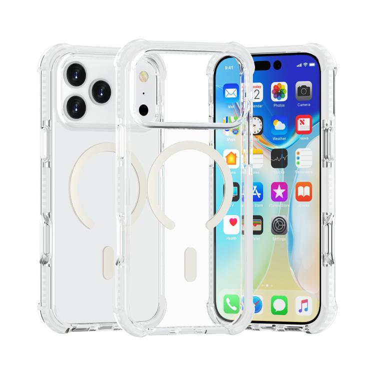 Apple iPhone 17 Pro Acrylic MagSafe Magnetic Shockproof Case - Transparent