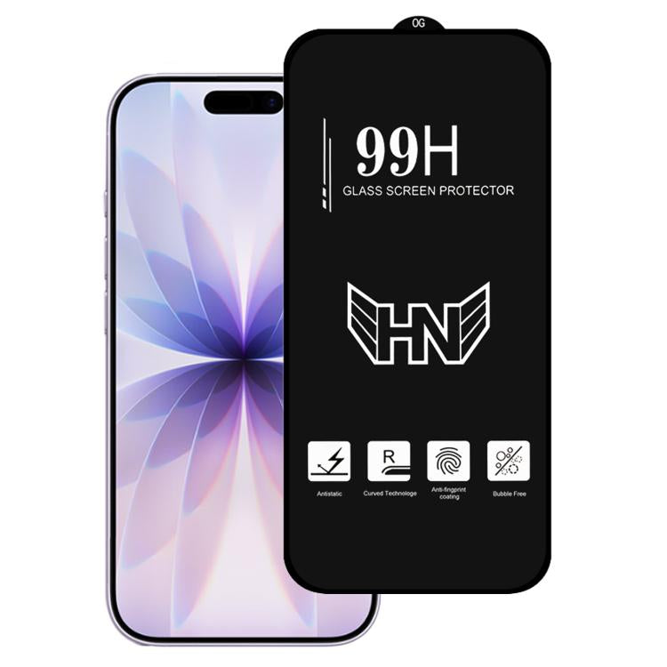 Apple iPhone 17 High Aluminum Large Arc Full Screen Tempered Glass Film