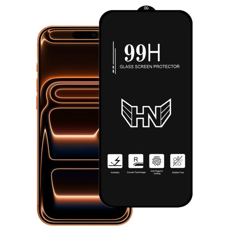 Apple iPhone 17 Pro Max Full Screen Tempered Glass Film - High Aluminum Large Arc