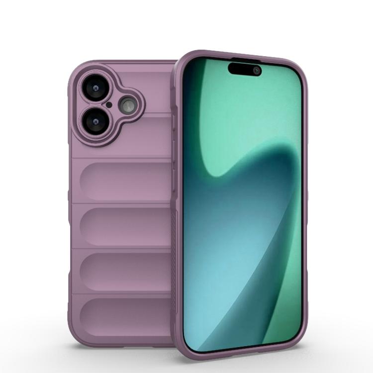 Apple iPhone 17 Magic Shield TPU + Flannel Phone Case - Purple