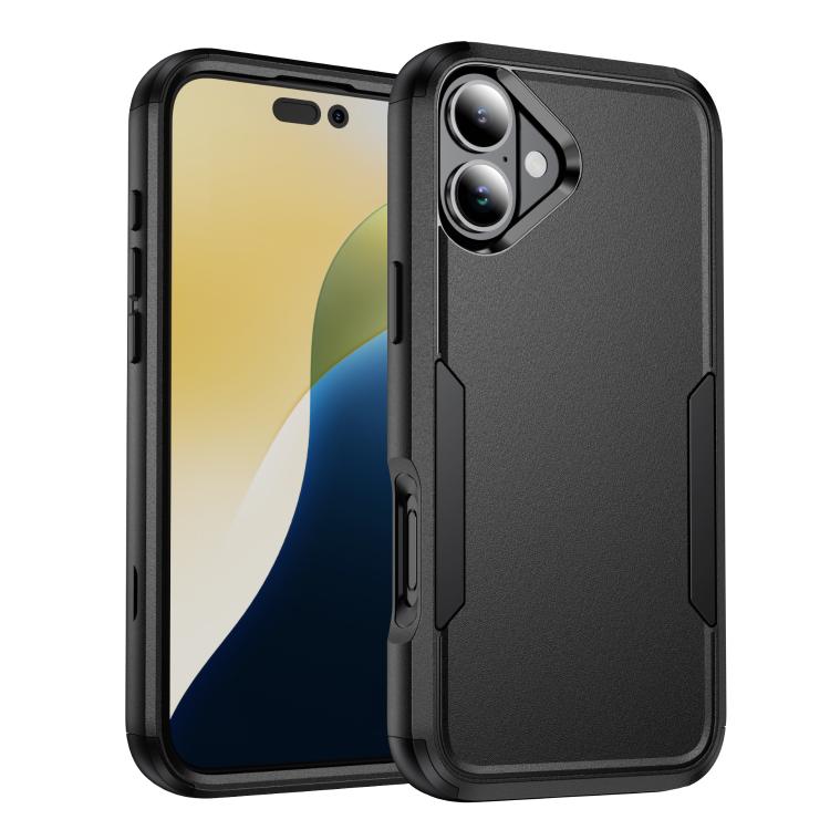 Apple iPhone 17 Commuter Shockproof TPU + PC Phone Case - Black