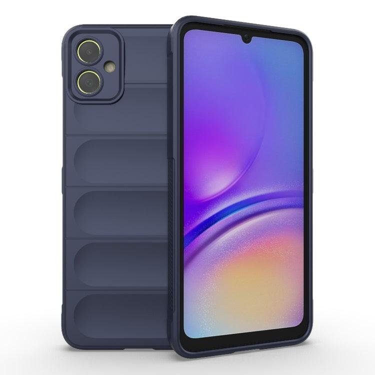 Samsung Galaxy A05 4G Magic Shield TPU + Flannel Phone Case Cover (Dark Blue)