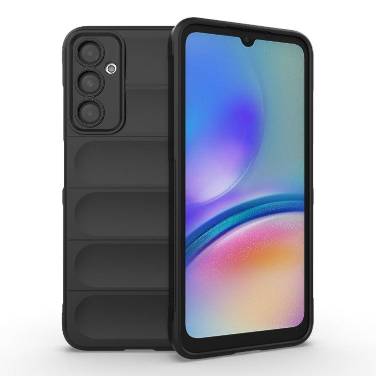 Samsung Galaxy A05s 4G Magic Shield TPU + Flannel Phone Case Cover (Black)
