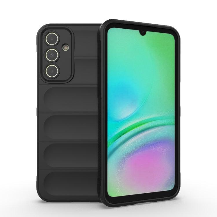 Samsung Galaxy A15 5G Magic Shield TPU + Flannel Phone Case Cover (Black)