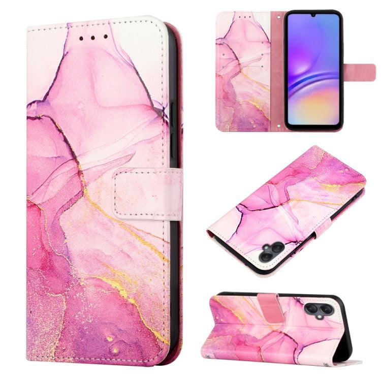 Samsung Galaxy A05 PT003 Marble Pattern Flip Leather Phone Case Cover (LS001)