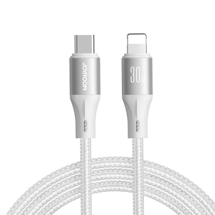 JOYROOM SA25-CL3 30W USB-C/Type-C to 8 Pin Fast Charge Data Cable, Length:1.2m (White)