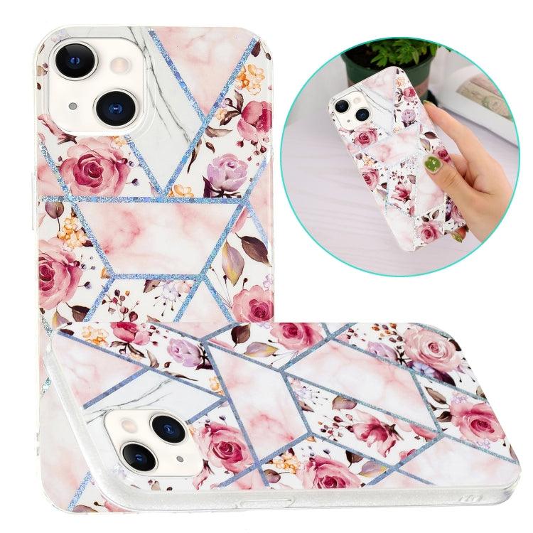 Electroplating Soft TPU Phone Case Cover Apple iPhone 15 (Rose)