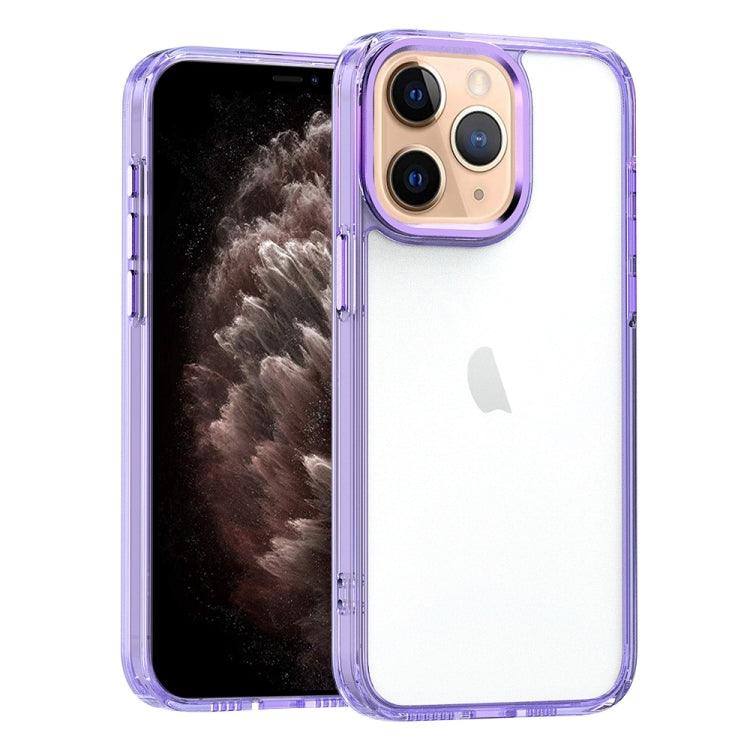 Apple iPhone 11 Pro Max High Translucency Acrylic Phone Case Cover (Purple)