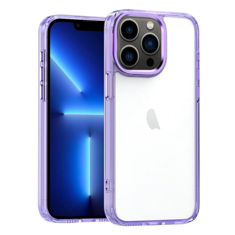 Apple iPhone 13 Pro High Translucency Acrylic Phone Case Cover (Purple)