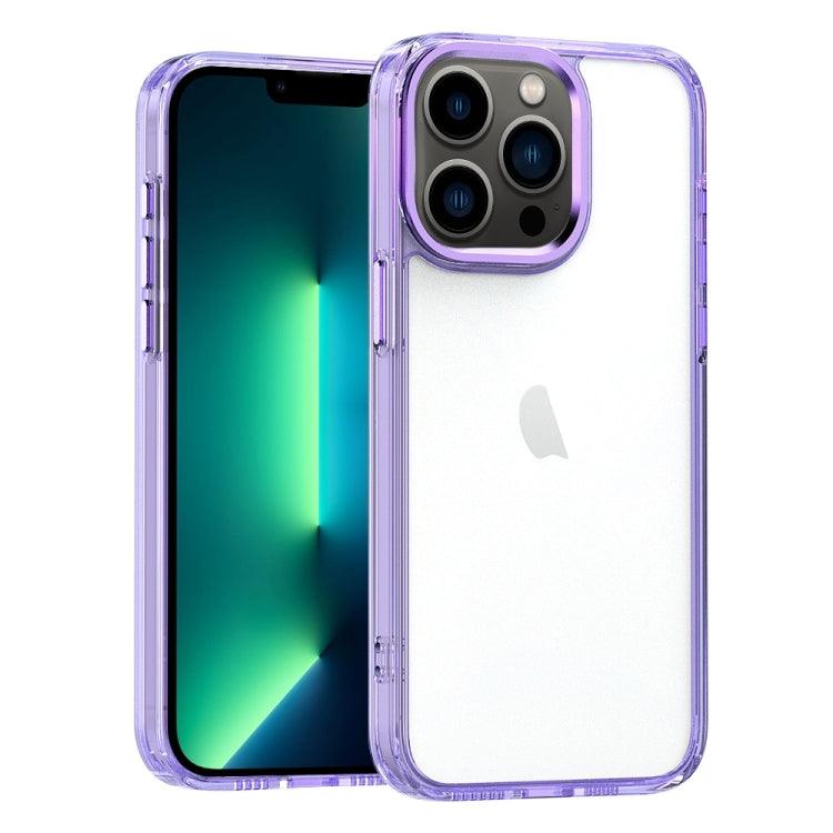 Apple iPhone 13 Pro Max High Translucency Acrylic Phone Case Cover (Purple)