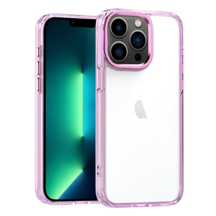 Apple iPhone 13 Pro Max High Translucency Acrylic Phone Case Cover (Pink)