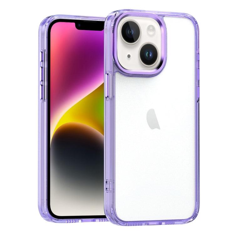 Apple iPhone 15 High Translucency Acrylic Phone Case (Purple)