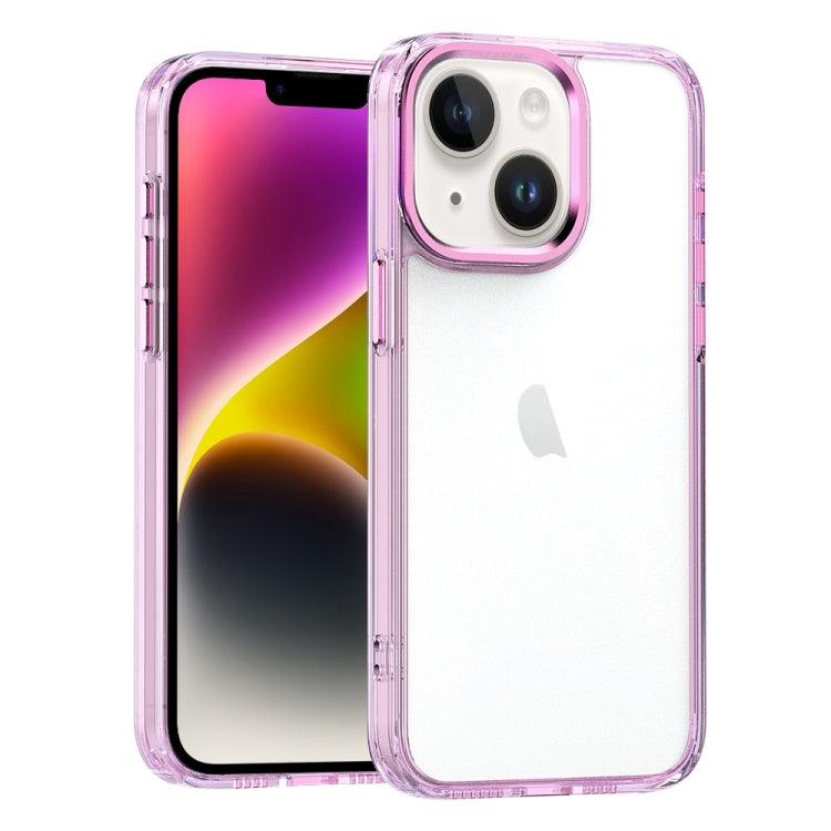 Apple iPhone 15 High Translucency Acrylic Phone Case (Pink)