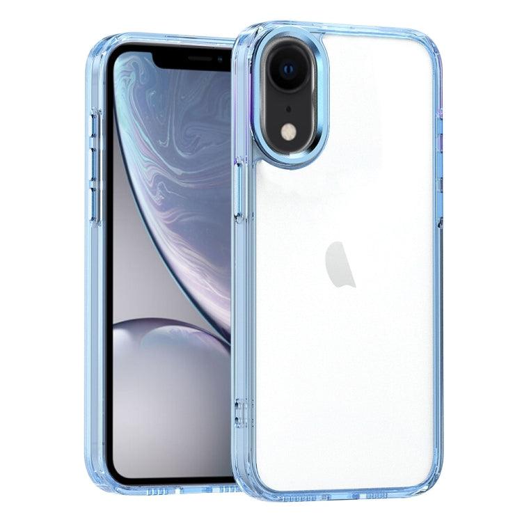 Apple iPhone XR High Translucency Acrylic Phone Case Cover (Blue)