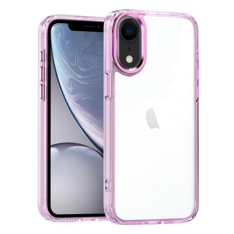 Apple iPhone XR High Translucency Acrylic Phone Case Cover (Pink)