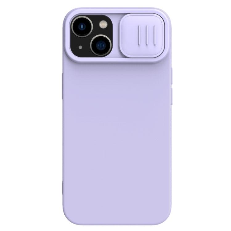 Apple iPhone 15 NILLKIN CamShield MagSafe Liquid Silicone Phone Case (Purple)