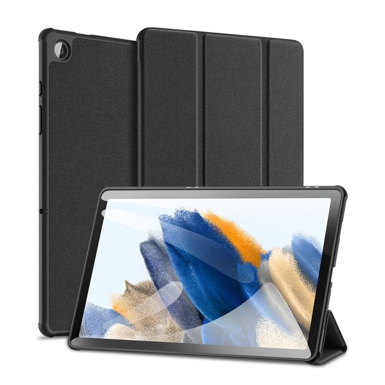 Samsung Galaxy Tab A9+ DUX DUCIS Domo Series Magnetic Flip Leather Tablet Case Cover (Black)