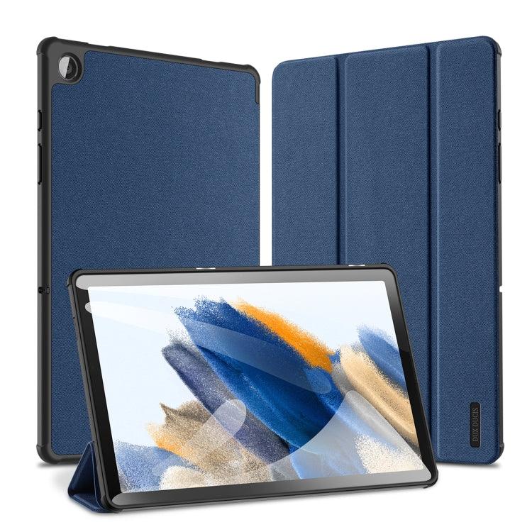 Samsung Galaxy Tab A9+ DUX DUCIS Domo Series Magnetic Flip Leather Tablet Case Cover (Blue)