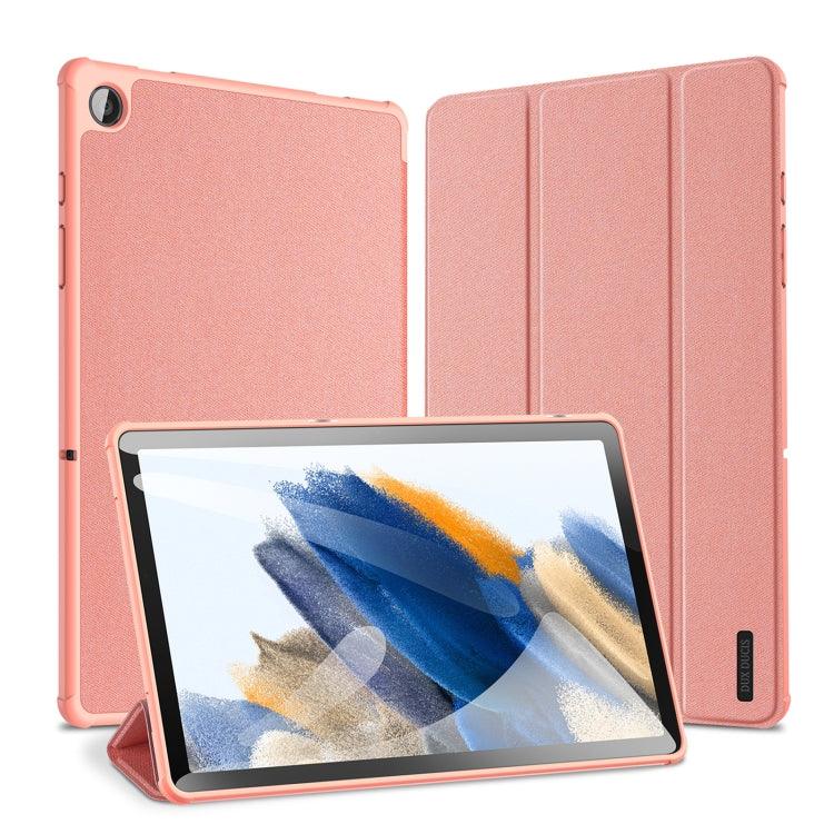 Samsung Galaxy Tab A9+ DUX DUCIS Domo Series Magnetic Flip Leather Tablet Case Cover (Pink)