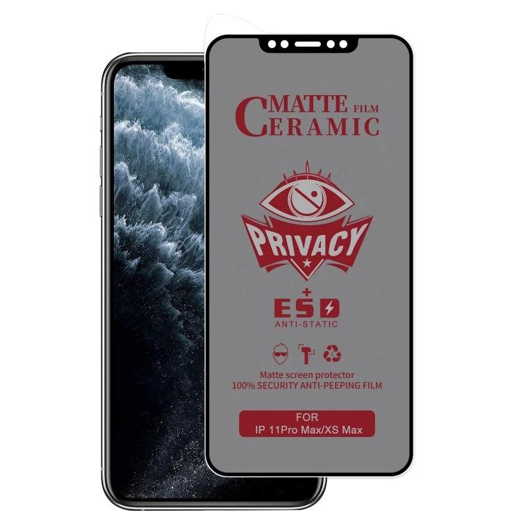 Apple iPhone 11 Pro Max / XS Max Full Coverage Privacy Ceramic Film