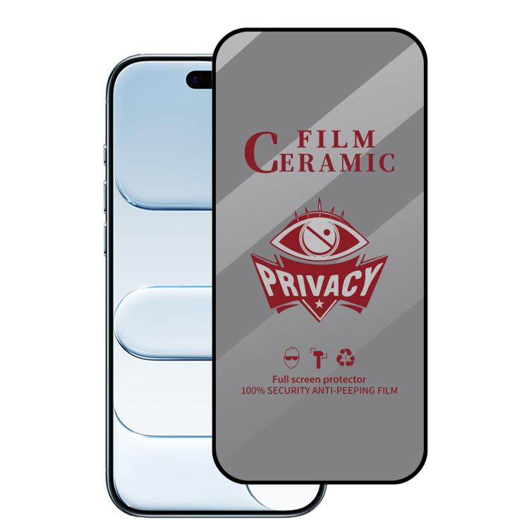 Apple iPhone Air Full Coverage HD Privacy Ceramic Film