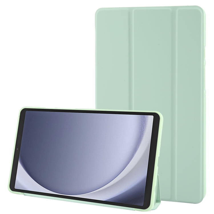 Samsung Galaxy Tab A9 Tri-fold TPU Leather Tablet Case - Green